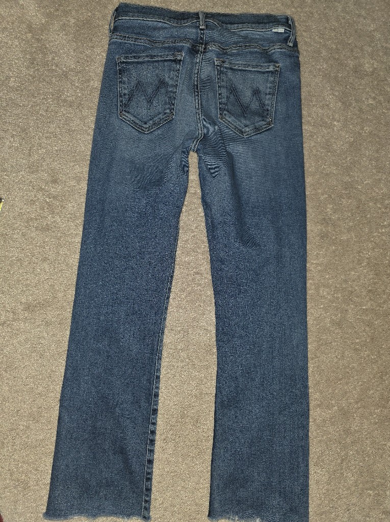 Mother The Insider Flood Jeans In Playing Rough 27